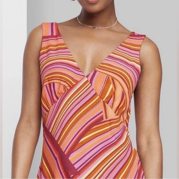 Wild Fable Pink Stripe Dress. Size XS. NWT - Picture 2 of 10